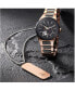 ფოტო #10 პროდუქტის Men's Automatic Grammy Two-Tone Stainless Steel Bracelet Watch 41mm