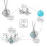 Фото #7 товара Angel Bell Silver Pendant Tree of Life with white bell ER-20-TREE-M-TR