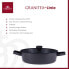 Фото #2 товара Gerlach Granitex Ceramic Coated Saucepan Suitable for Induction Cookers for Electric Gas Ceramic Induction Hob Pans Pots Black 28 cm 4.4 L