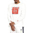 Фото #1 товара Puma Nyc Golden Gloves Crew Neck Long Sleeve T-Shirt Mens White Casual Tops 5363