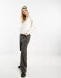 Фото #4 товара Pimkie wool mix volume sleeve funnel neck jumper in cream