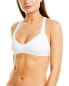 LSpace Women's 236502 White Sensual Solids Shelby Bikini Top Swimwear Size S