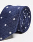 Фото #3 товара Harry Brown polka dot tie in navy