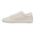 Фото #3 товара Vintage Havana Flair Checkered Lace Up Womens Beige, Off White, White Sneakers