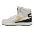 Фото #3 товара Diadora Mi Basket Used High Top Mens Off White Sneakers Casual Shoes 158569-C95