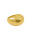 ფოტო #1 პროდუქტის 14K Gold Plated Dome Ring