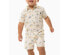 Фото #1 товара Modern Moments by Gerber Outfit Set Toddler Boy 3T Cream Floral Cotton Button-Up