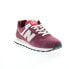 New Balance 574 U574HMG Mens Burgundy Nubuck Lifestyle Sneakers Shoes