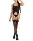 ფოტო #1 პროდუქტის Women's Cami Chic Lace Garter String Bikini Lingerie Set