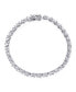 ფოტო #2 პროდუქტის Traditional Bridal Jewelry Slender Dainty Cubic Zirconia AAA CZ Pear Shape Tennis Bracelet Teardrop For Women Wedding 7.5 Inch