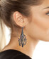 Faux Stone Chandelier Drop Earrings