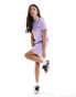 Fred Perry twin tipped polo dress in light purple