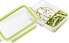 Emsa Emsa Clip&Go Brunchbox 518099 1,2l Transparent/Green