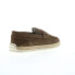 Фото #8 товара Bruno Magli Riva MB4RIVO1 Mens Brown Suede Loafers & Slip Ons Penny Shoes