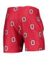 ფოტო #4 პროდუქტის Men's Scarlet Ohio State Buckeyes Flagship Allover Print Jam Shorts