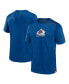 Фото #1 товара Men's Blue Colorado Avalanche Authentic Pro Performance T-shirt