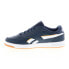 Фото #10 товара Reebok Club Memt Mens Blue Lace Up Leather Lifestyle Sneakers Shoes