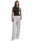 Фото #4 товара Women's Pull-On Twill Wide-Leg Cargo Pants