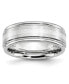 Фото #1 товара Cobalt Sterling Silver Inlay Satin Wedding Band Ring