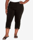 Фото #1 товара Plus Size Super Stretch Lace Capri Pants