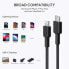 AUKEY CB-CL03 - 2 m - Lightning - USB C - Male - Male - Black