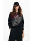 ფოტო #2 პროდუქტის Women's Wave knit sweater designed by M. Christian Lacroix