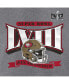 Фото #2 товара Women's Heather Gray San Francisco 49ers Super Bowl LVIII Our Pastime Tri-Blend Scoop Neck T-shirt