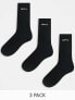 Фото #7 товара Good For Nothing embroidered logo socks in black