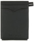 ფოტო #1 პროდუქტის Men's Magnetic Leather Card Case