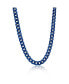 Фото #1 товара Stainless Steel 7mm Cuban Chain Necklace