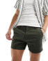 ASOS DESIGN 2 pack skinny chino shorts in khaki and stone save