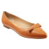 Фото #2 товара Trotters Erica T2004-282 Womens Brown Leather Slip On Ballet Flats Shoes 5