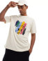 Paul Smith t-shirt with paint rabbit print in cream