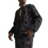 Фото #1 товара Puma Hoops Sherpa V Neck Long Sleeve Sweater X Cheetah Mens Black, Grey 6258690