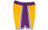 Фото #2 товара Шорты спортивные Mitchell&Ness NBA логотип жёлтые модель AU 96-97