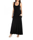 Фото #1 товара Платье Макси без рукавов с вырезом "24seven Comfort Apparel"