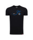 Фото #2 товара Men's and Women's Black Dallas Mavericks 2024 NBA Finals Super Soft Comfy Tri-Blend T-Shirt