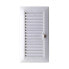 Фото #1 товара Вентиляционная решетка регулируемая Fepre белая ABS полипропилен 13,3 x 26 см