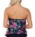 Фото #3 товара Island Escape 283979 Dahlia Floral Coral Gables Printed Tankini Top, Size 12
