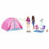 BARBIE Thing Of Two Malibu And Brooklyn With Camping Tent Doll