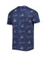 Фото #4 товара Men's Navy Tacoma Rainiers Allover Print Crafted T-shirt
