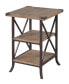 Фото #1 товара Brookline End Table with Shelves