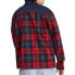 Puma Pl Statement Flanel Over Button Up Shirt Mens Blue, Red Casual Tops 6263640 S - фото #4