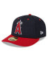 Фото #1 товара Men's Navy Los Angeles Angels 2024 Batting Practice Low Profile 59FIFTY Fitted Hat