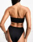 Фото #2 товара ASOS DESIGN Maya mix and match sleek bandeau bikini top in black - BLACK