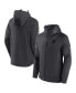 ფოტო #1 პროდუქტის Men's Heather Charcoal Pittsburgh Penguins Authentic Pro Road Tech Full-Zip Hoodie Jacket