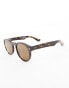 Spitfire cut ninety five round sunglasses in tortoiseshell