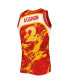 Фото #3 товара Men's Stacey Augmon Red Atlanta Hawks 1991-92 Hardwood Classics Marble Swingman Jersey