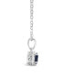 ფოტო #3 პროდუქტის Sapphire (5/8 ct. t.w.) and Diamond Accent Pendant Necklace in Sterling Silver