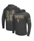 ფოტო #1 პროდუქტის Men's Charcoal Distressed Tennessee Volunteers Team OHT Military-Inspired Appreciation Hoodie Long Sleeve T-shirt